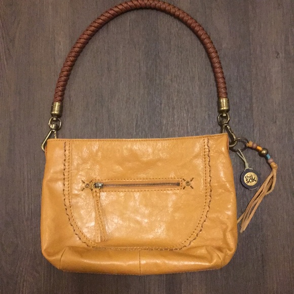 The Sak Pebble Leather Monster Purse Braided Strap - Picture 3 of 8